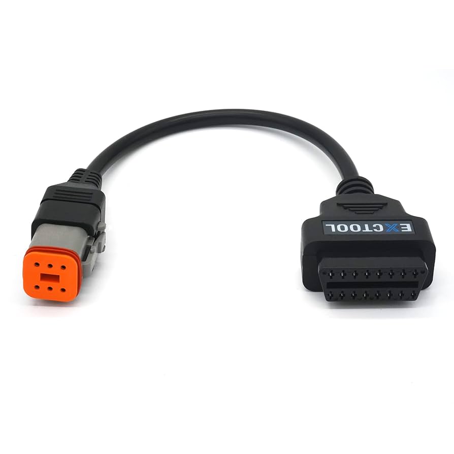 Amazon | Exctool オートバイ OBD2 診断アダプター Har-Ley 燃料